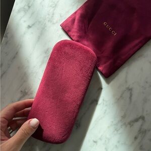 Gucci sunglasses case